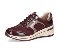 Caprice Damen 9-23300-44 Sneaker, Bordeaux Comb, 39 EU Weit