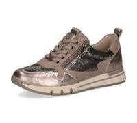 Caprice Damen 9-23757-45 Sneaker, Taupe Met Comb, 38 EU
