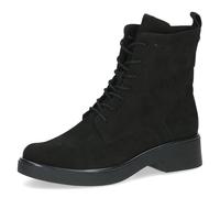 Schnürstiefelette CAPRICE "Caprice Stiefelette Veloursleder", Damen, Gr. 38, schwarz, Veloursleder, Schuhe Schnürstiefelette (37258134-38) schwarz