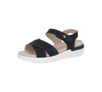 Caprice Damen 9-28700-42 Flache Sandale, Ocean Suede, 36 EU Weit