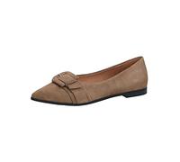 Caprice 9-9-22100-29/716 OLIVE SUEDE Ballerinas HW 22/23 für Damen, oliv, Gr. 39 EU / 6 UK