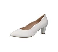 Caprice Damen 9-9-22400-28 Closed-Toe Pumps, WHITE NAPPA, 37.5 EU