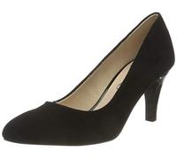 Caprice Damen 9-9-22405-26 Pumps, Black Suede, 36 EU