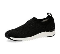 CAPRICE Damen 9-9-24700-28 Sneaker, Black Knit, 38 EU