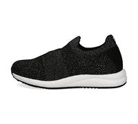 Caprice Damen 9-9-24703-28 Sneaker, Black Knit, 39 EU