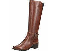 Caprice Damen 9-9-25520-27 Kniehohe Stiefel, Cognac/Ocean, 38.5 EU