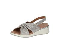 Caprice Damen 9-9-28300-20 Flache Sandale, Stone METALLIC, 38 EU