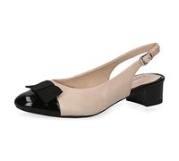 Caprice Damen 9-9-29501-20 Pumps Sling, BEIGE/Black, 37.5 EU