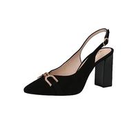 Caprice Damen 9-9-29600-20 Pumps Sling, Black Suede, 35.5 EU