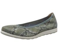 Caprice Da.-Ballerina 9-9-22162-24/896 SKYBLUE SNAKE FS 2020 für Damen, blau, Größe 37 EU