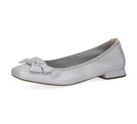CAPRICE Damen Ballerinas aus Leder mit Blockabsatz, Lila (Lt.Blue Pe.Dee), 37 EU