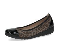 CAPRICE Damen Ballerinas aus Leder mit Keilabsatz