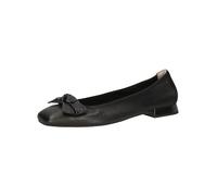 CAPRICE Damen Ballerinas aus Leder, Schwarz (Black Deer), 36