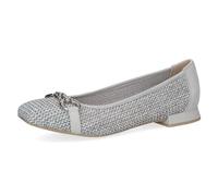 CAPRICE Damen Ballerinas Bast Elegant, Blau (Lt.Blue Comb), 40 EU