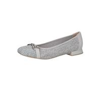 CAPRICE Damen Ballerinas Bast Elegant, Blau (Lt.Blue Comb), 41 EU