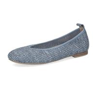 CAPRICE Damen Ballerinas mit Absatz, Blau (Blue Comb), 38