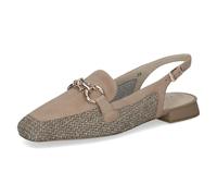 Caprice Pumps Leder/Textil Braun/Silber - 42