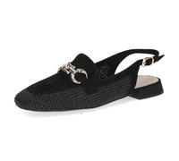 CAPRICE Damen Ballerinas mit Absatz, Schwarz (Black Comb), 39