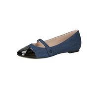 Caprice Da.-Ballerina für Damen, blau, Gr. 39 EU / 6 UK