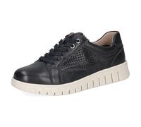 Caprice Damen Caprice Sneaker Leder Blau H-weiteSneaker