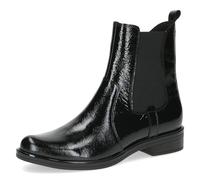 CAPRICE Damen Chelsea Boots Kleiner Absatz Elegant, Schwarz (Black Naplak), 42 EU