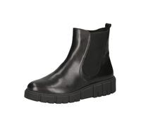 CAPRICE Damen Chelsea Boots mit Reißverschluss Elegant, Schwarz (Black Nappa), 42 EU