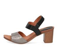 Caprice Damen Chenoa Riemchensandalen, Schwarz (Black Comb 19)