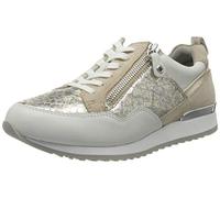 Caprice Damen Ginga Sneaker, Gold (Lt Gold/White 921)