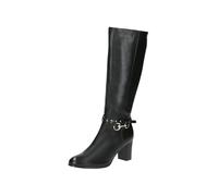 CAPRICE Damen Hohe Stiefel mit Absatz aus Leder Spitz, Schwarz (Black Nappa), 36.5 EU