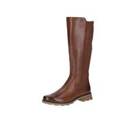 CAPRICE Damen Hohe Stiefel mit Absatz Elegant Kniehoch, Braun (Cognac Comb), 40 EU