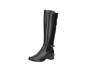 CAPRICE Damen Hohe Stiefel mit Absatz mit Schnalle Kniehoch