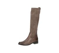 CAPRICE Damen Hohe Stiefel mit Absatz Runde Spitze Blockabsatz, Braun (Taupe Comb), 40.5 EU