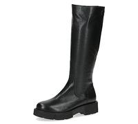 CAPRICE Damen Hohe Stiefel ohne Absatz Airmotion aus Leder Plateau Weite G