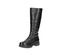 CAPRICE Damen Hohe Stiefel ohne Absatz Gefüttert Wasserabweisend, Schwarz (Black Nappa), 38 EU