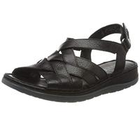 Caprice Damen Karin Sling Back Sandals, Black (Black Nappa 22), 37 EU