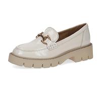 CAPRICE Damen Loafer mit Plateau Memotion Lack Business Slippers Weite G