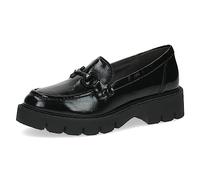 CAPRICE Damen Loafer mit Plateau Memotion Lack Business Slippers Weite G