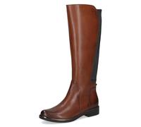 Caprice Damenstiefel 9-25523-41 Flach Cognac Comb Größe 38