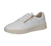 CAPRICE Damen Oxford aus Leder, Weiß (White Nappa), 36