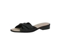 CAPRICE Damen Pantoletten aus Leder mit Blockabsatz, Schwarz (Black Nappa), 38 EU