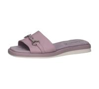 CAPRICE Damen Pantoletten aus Leder mit Fußbett, Lila (Lavender Soft), 42 EU
