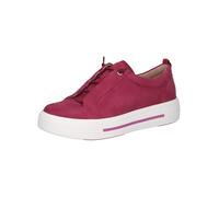 CAPRICE Damen Plateau Sneaker aus Leder Low Top, Rosa (Pink Suede), 36.5 EU