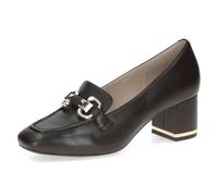 Caprice Damen Pumps aus Leder Karrèe, Braun (Dk Brown Nappa), 41 EU