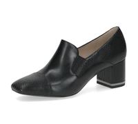 Caprice Damen Pumps aus Leder Karrèe, Schwarz (Black Comb), 39 EU