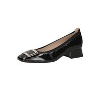 CAPRICE Damen Pumps aus Leder Kleiner Absatz, Schwarz (Black Naplak), 39 EU