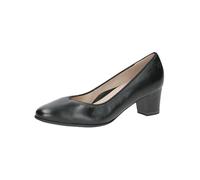 Caprice Damen Pumps 22301-43 Leder mit Blockabsatz Schwarz Größe 37