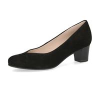 CAPRICE Damen Pumps aus Leder mit Blockabsatz, Schwarz (Black Nappa), 40 EU
