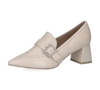 Caprice Damen Pumps aus Leder mit Glitzerschnalle