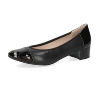 CAPRICE Damen Pumps Lack mit Blockabsatz