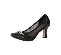 CAPRICE Damen Pumps Mesh mit Fußbett, Schwarz (Black Comb), 37 EU